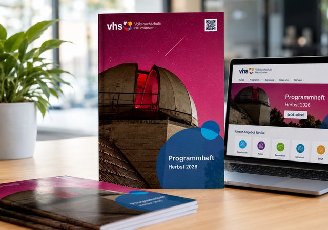 Öffnet die Seite 'Programmheft Herbst 2026 erschienen'